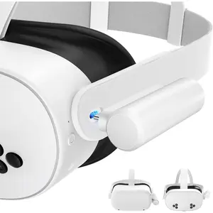 Battery Pack Compatible with Meta Quest 3S/Oculus Quest 2 Accessories,Portable Fast Charger Vr Battery Pack, Light Weight Rechargeable 3400mah Power Bank Battery for Extended 2-3h Gametime