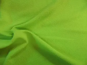 Bullet Textured Liverpool Fabric 4 way Stretch Lime Green R52