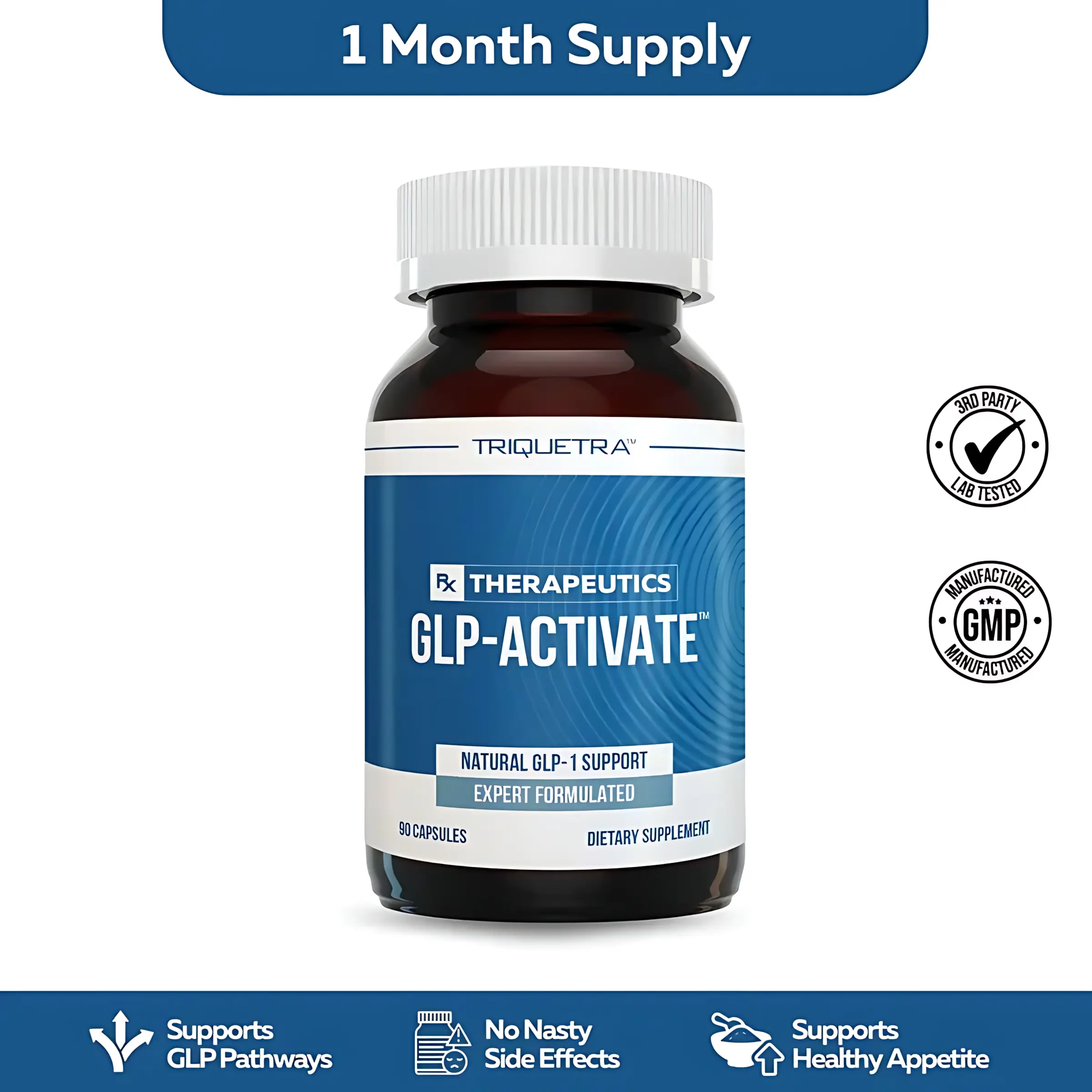 Triquetra Health GLP-Activate | Formulated With Philsmypharmacist - Phil Cowley | Natural GLP-1 Support fitness dietary Supplement Healthcare