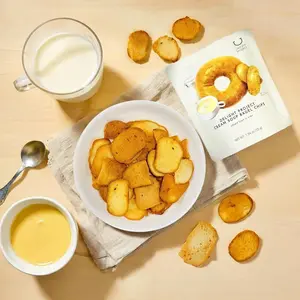 2 Pack Delight Project Cream Soup Bagel Chips 1.94oz Each - Korean Snack, Olive Young #1, Low Cal