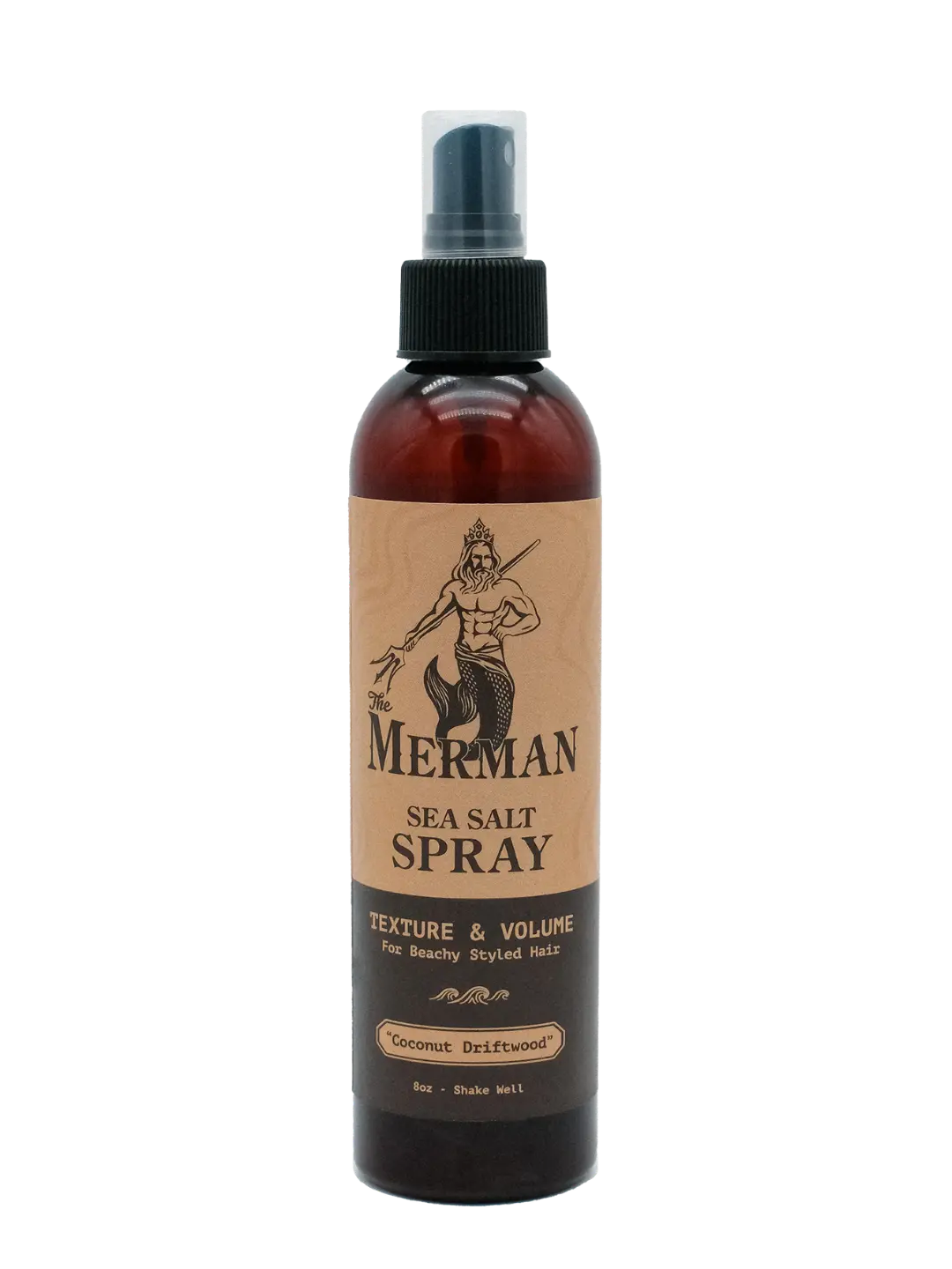 Sea Salt Spray for Men's Hair | Beach Wave Texture & Volume Spray with Coconut Oil & Aloe, 8 oz