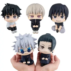 10cm Jujutsu Kaisen Anime Figure Look Up Chousou Action Figure Q Version Satoru Gojo/Geto Suguru Figurine PVC Collection Toys
