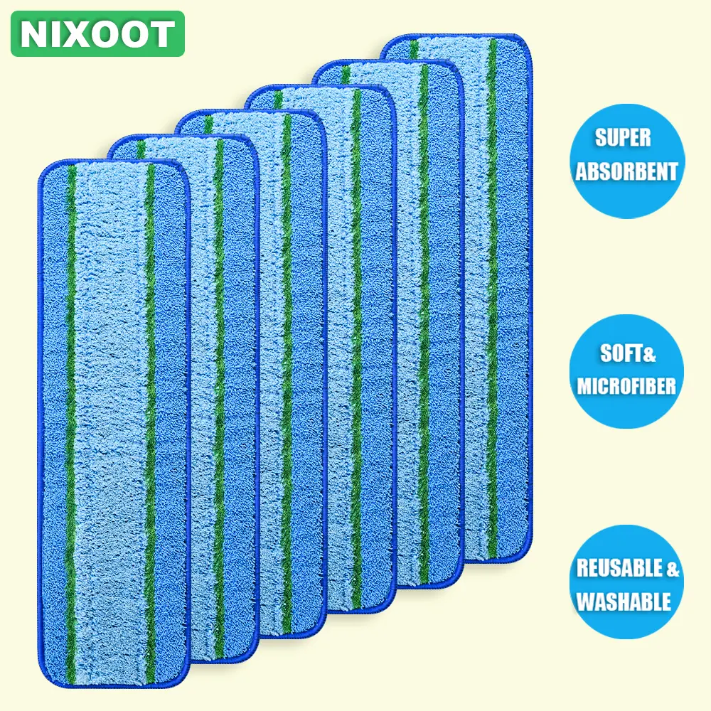 Deep-cleaning pads designed for use with the Bona series of mops; suitable for hardwood and multi-surface floors; washable, reusable microfiber cleaning pads Super Absorbent Scrubbing Mop Pad,,microfiber cloth