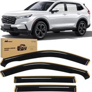 Nilight 4-Pieces Acrylic Window Visor, Rain Guards Compatible with Honda CR-V (CRV) 2023-2024 Vent Windows, Car Exterior Accessory Automotive Vehicle