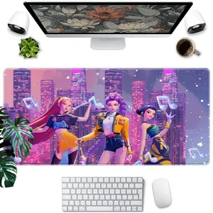 Hunter X Hunter Anime Mouse Pad, Rubber Base Polyester Fiber Desk Mat, Ideal for Gaming and Office, Laptop and RV Choice, Durable Easy Clean