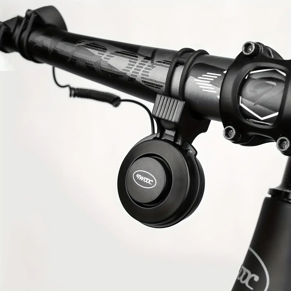 TWOOC Compact Secondary (Rechargeable) USB Bicycle Horn - Built-in Batteries, Easy Installation, Long Life, 4 Customizable Tones, Adjustable Volume, 30-60 Day Standby, All Seasons Bike Tools & Equipment, Ebike Accessories for Adults