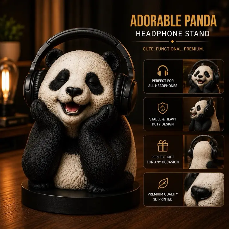 Panda Bliss Headphone Stand
