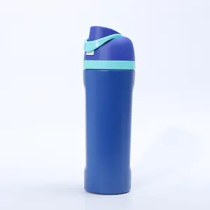 Cross-border new fruit cup: 304 stainless steel, designed for outdoor use, Flasks, Drinkware, Stainless Steel Thermos, Tumbler. Features a large capacity, insulated design, and a dual-lid system.