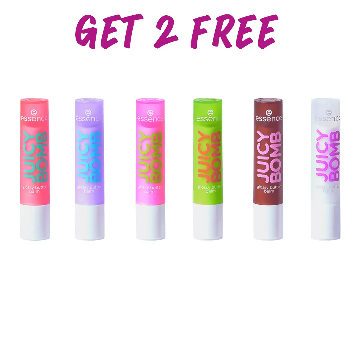 JUICY BOMB glossy butter balm 6 Pack JUICY BOMB glossy butter balm 6 Pack