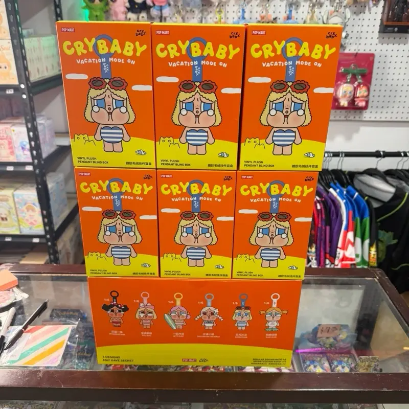[Spanish] -CRYBABY Vacation Mode On Series- Muñeco de Peluche de Vinilo en Caja Sorpresa