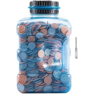 Piggy Bank - Large Coin Bank for Adults Boyswith LCD Counter,Great Coin Counter Bank Money Counting Jar with Total Amount Displayed,Best Gift for Kids, Designed for All US Coins