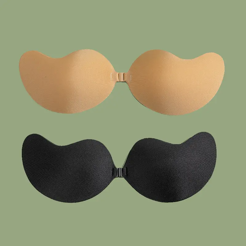 2-Pair Invisible Adhesive Bra for Women, Strapless Backless Sticky Bra Push Up, Bridal Lingerie for Gowns & Special Occasions