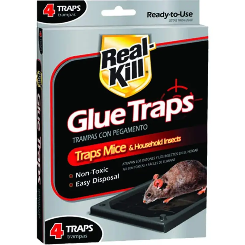 Mouse Glue Traps Non-Toxic (4-Count)