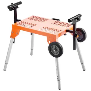 【Spotlight Day】VEVOR Miter Saw Stand with Tabletop and Wheels 330lbs Load Capacity Adjustable