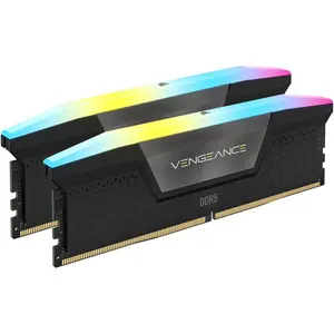 CORSAIR Vengeance RGB 32GB (2 x 16GB) 288-Pin PC RAM DDR5 6400 (PC5 51200) Desktop Memory Model CMH32GX5M2B6400Z36