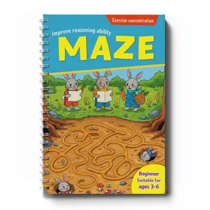 Maze Adventure Puzzle  –Fun Brain Training Books