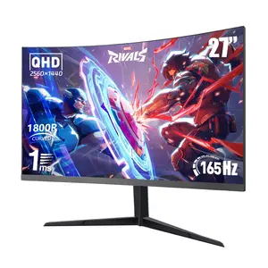 Neo 27" Curved QHD 2K Gaming Monitor – 165Hz, IPS, 1ms, FreeSync, Dual HDMI & DP 1.4, Ultra-Slim Bezel, Tilt Adjustable