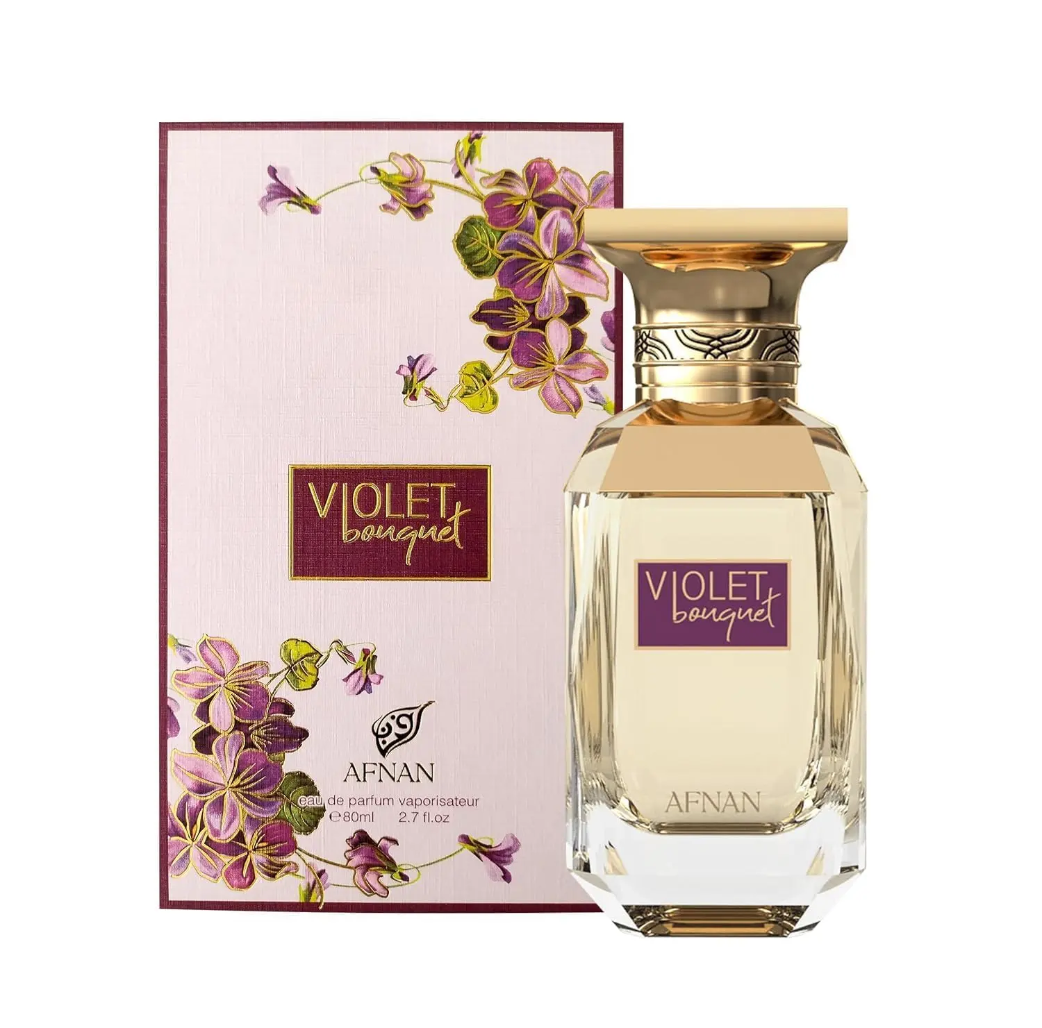 AFNAN Violet Bouquet for Women Eau de Parfum Spray, 3.0 Ounce Perfume Fragrance Floral Amber