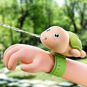 Turtle & Dolphin Wrist Water Gun, Cute Sea Animal Squirt Gun for Kids Toddlers, Summer Pool Beach Bath Outdoor Water Fight Toy