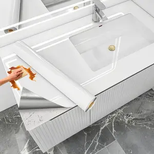 Pure Oil-Proof Self-Stick Waterproof Moisture-Resistant Fireproof Mold Protection Film, Ideal for Marble Tables, Cabinets, Walls, Coffee Tables
