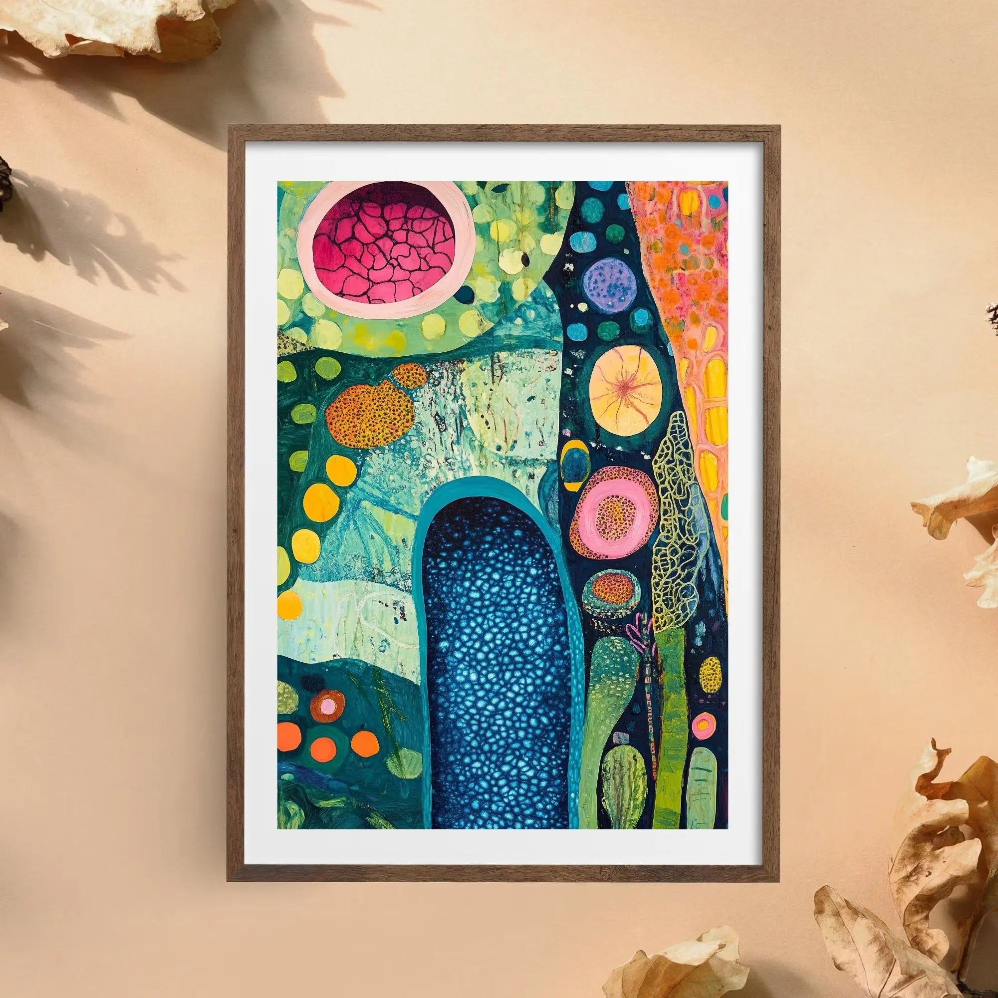 Plant Cell by Avery Crane - Colorful Biology Art Print - Educational Science Wall Art for Teachers, Classrooms, STEM Gifts & Botanical Decor