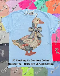 Vintage Goose Patchwork Comfort Colors Tee