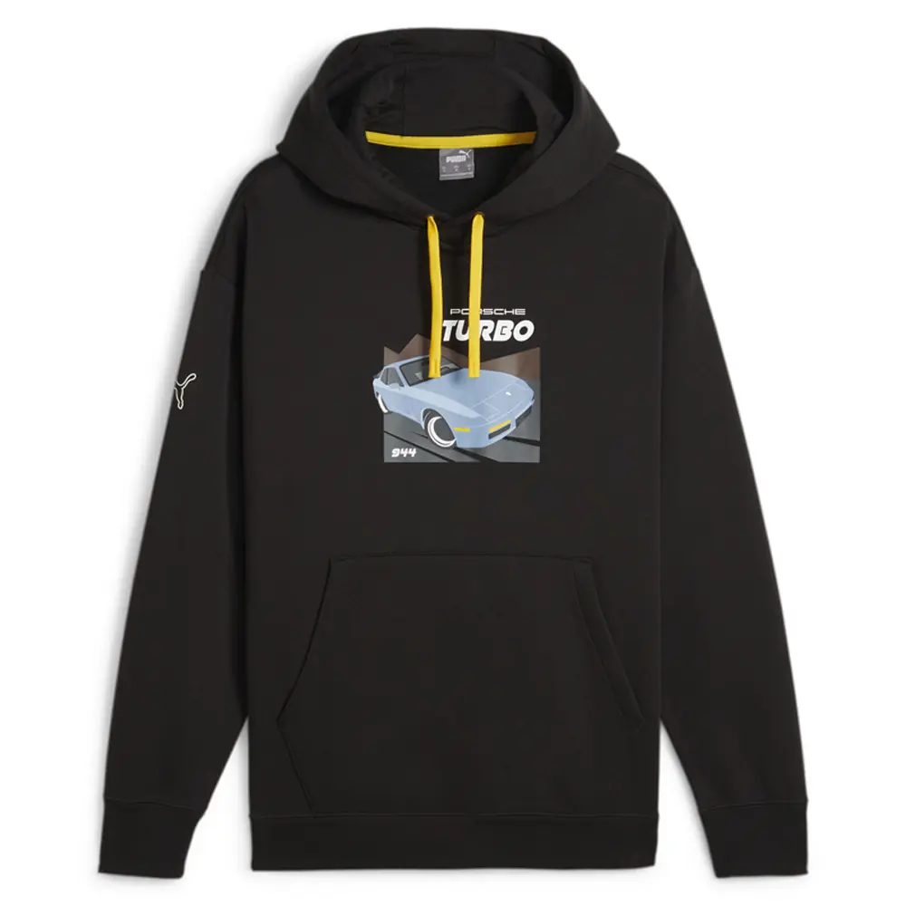 PUMA Mens Porsche Legacy 944 Graphic Hoodie Casual Outerwear Casual - Black