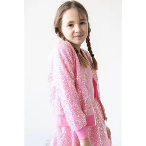 Bubblegum Pink Sequin Jacket