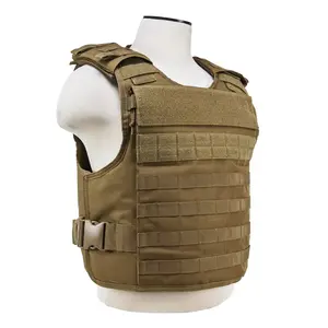 External Pockets Weight Vest For Training Carrier [M-2XL] Adjustable TAN Water-Resistant Breathable Comfortable Unisex