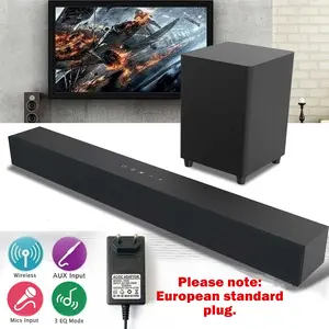 60W Soundbar with Subwoofer, 2.1 Channel Surround Sound System for Smart Tvs And Home Theaters