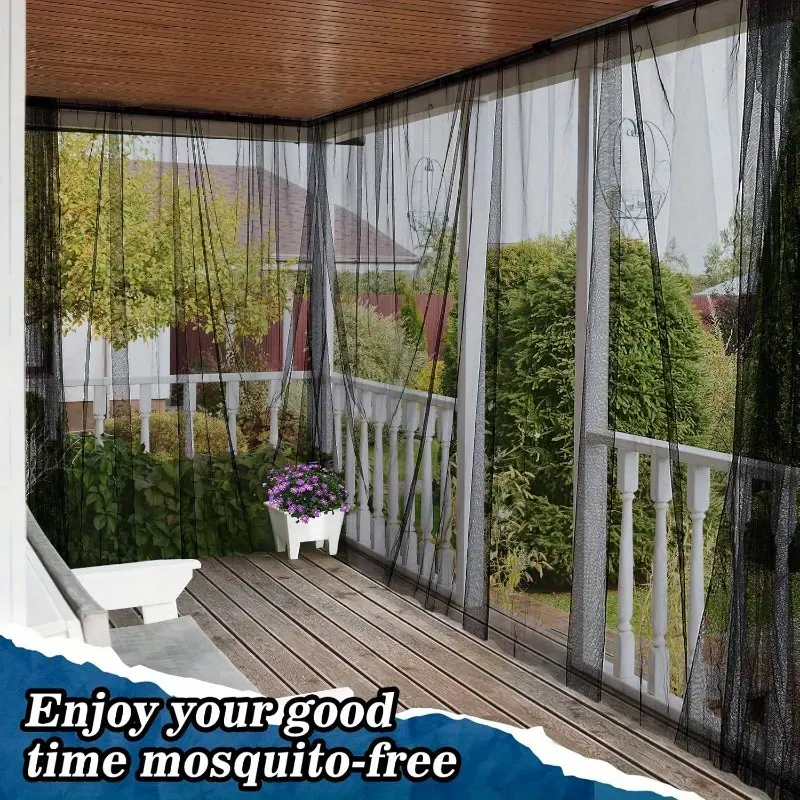 Patio Mosquito Net - Super Dense Outdoor Mesh Screen Barrier, Durable Decorative Canopy for Balcony, Gazebo