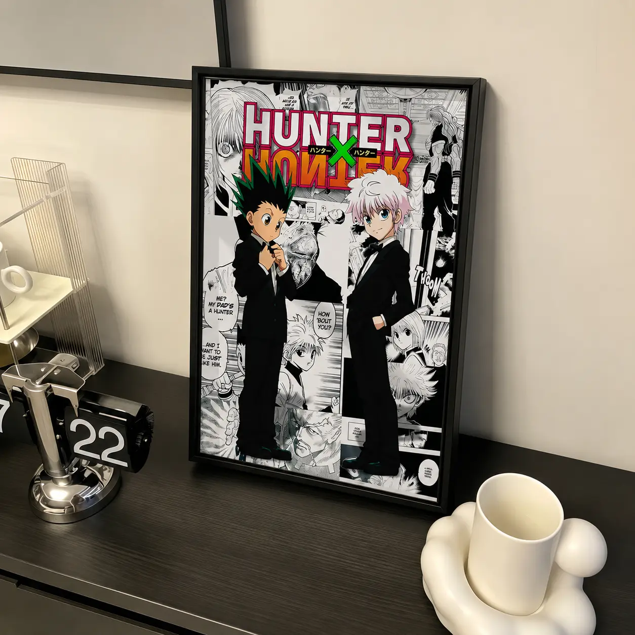 Hunter x Hunter Anime Poster - Hxh Gon Killua Poster - Hxh Poster - Hxh Anime Poster - Hunter x Hunter Wall Art - Hxh Print - Hisoka -Leorio
