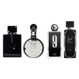 HAYAATI (men) + Fakhar Lattafa Perfume +  CLUB DE NUIT INTENSE + 9 PM by Afnan perfumes | (Men) 3.4oz(100ml) - Fragrance Gift Bundle