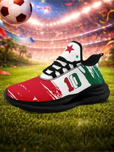 Men's MX Bold Number 10 Graphic Print,  Athletic Footwear, Sports Shoes, Breathable Lightweight Sneakers, Plus Size  Comfortable Lightweight Breathable Running Shoes Year-Round