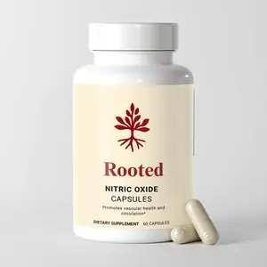 Rooted Nitric Oxide - Blood flow boosting capsules - promotes vascular health, circulation, and vitality - dietary supplements