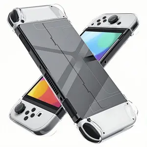 Switch Oled Game Console Crystal Protective Case, Transparent Hard Shell, Scratch-Resistant, Drop-Proof, Precise Cutouts, Easy Installation