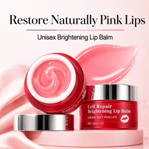 NovacaraX Unisex 2-in-1 Brightening Lip Balm-Lip Mask (30g) - Evens Tone, Amplifies Fullness, Deeply Hydrates, Repairs Dry/Chapped Areas, Long-Lasting Protection, Revives Vitality, Day & Night Use