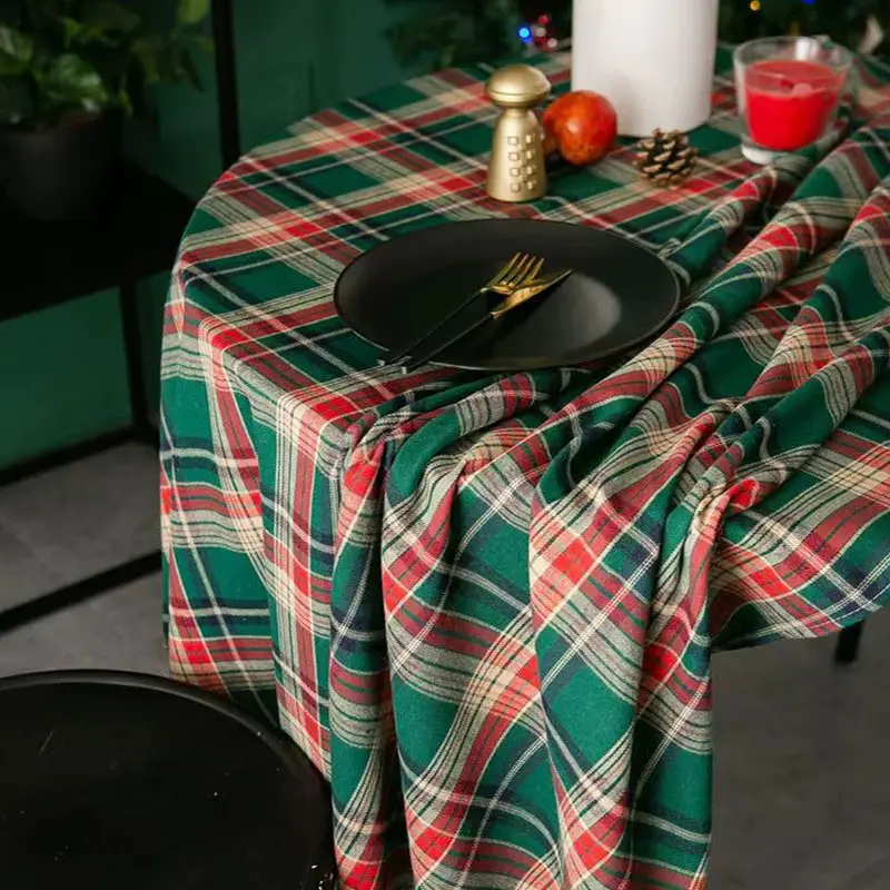 Green Brushed Grid Fabric - 1 Piece Textile for Students, Craft Lovers, Wedding & Party Decorations, DIY Crafts, Designer Wallpaper & Curtains