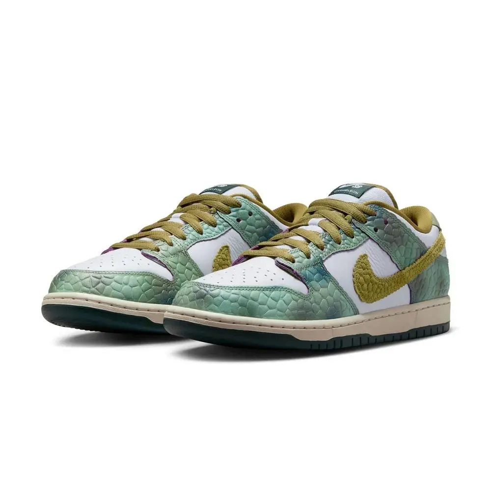Men's HJ3386-300 Nike x Alexis Sablone SB Dunk Low 'Chameleon' New Sneakers
