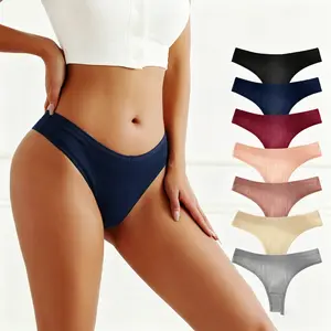 Anygoal Women’s 7-Pack Seamless Cotton Thongs - Low Waist, Breathable, Soft Stretch, Quick Dry, No Show, Invisible, Minimalist, Lightweight, Moisture Wicking, No Panty Lines, Smooth Flexible Panties for Daily Wear Lingerie,summervibes bikini brazilian