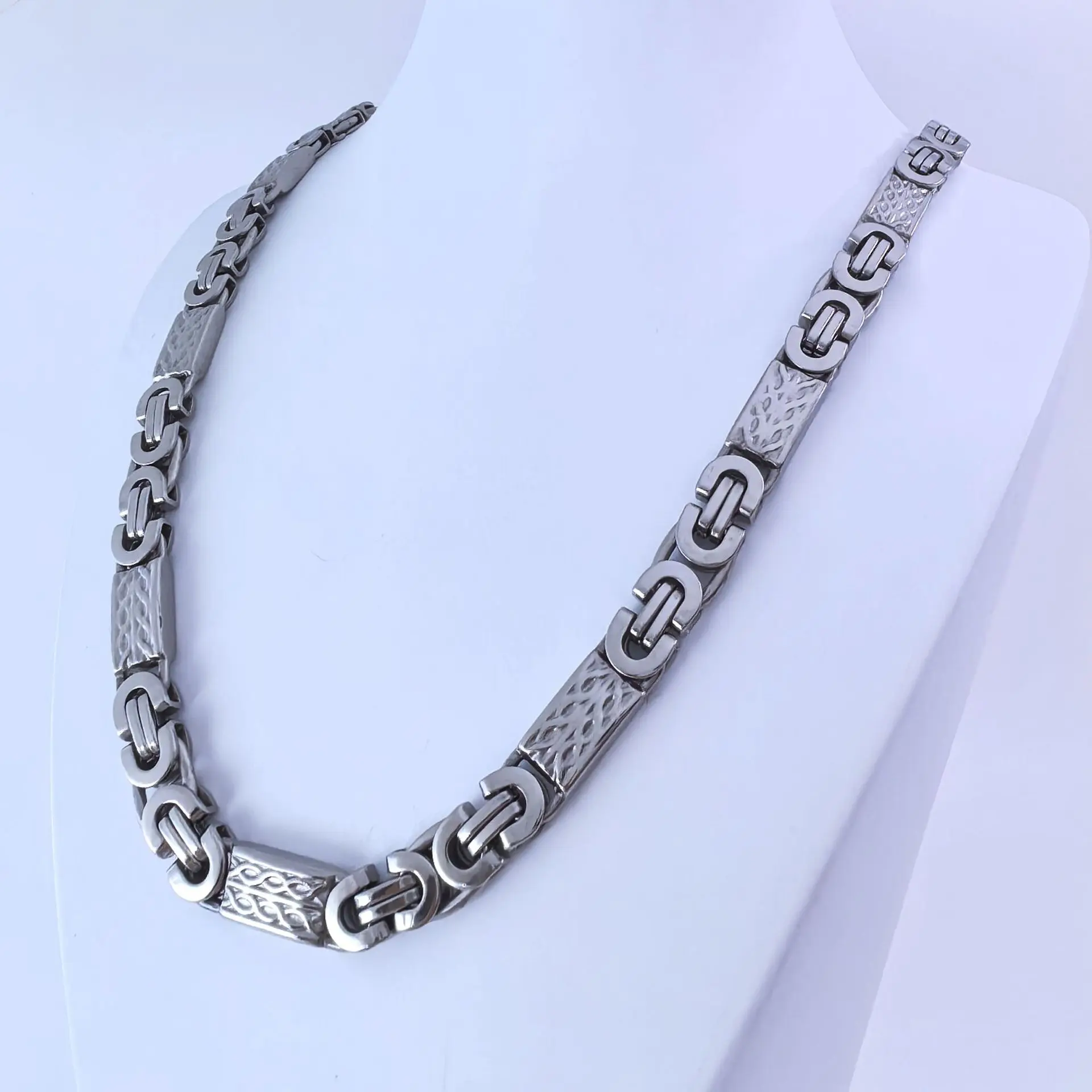 Steel necklace 8mm * 60cm