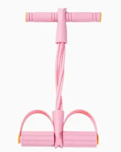 Foot Pedal Elastic Band with Soft Grip – Portable Household Indoor Daily Movement & Relaxation Tool for Men Women total body training