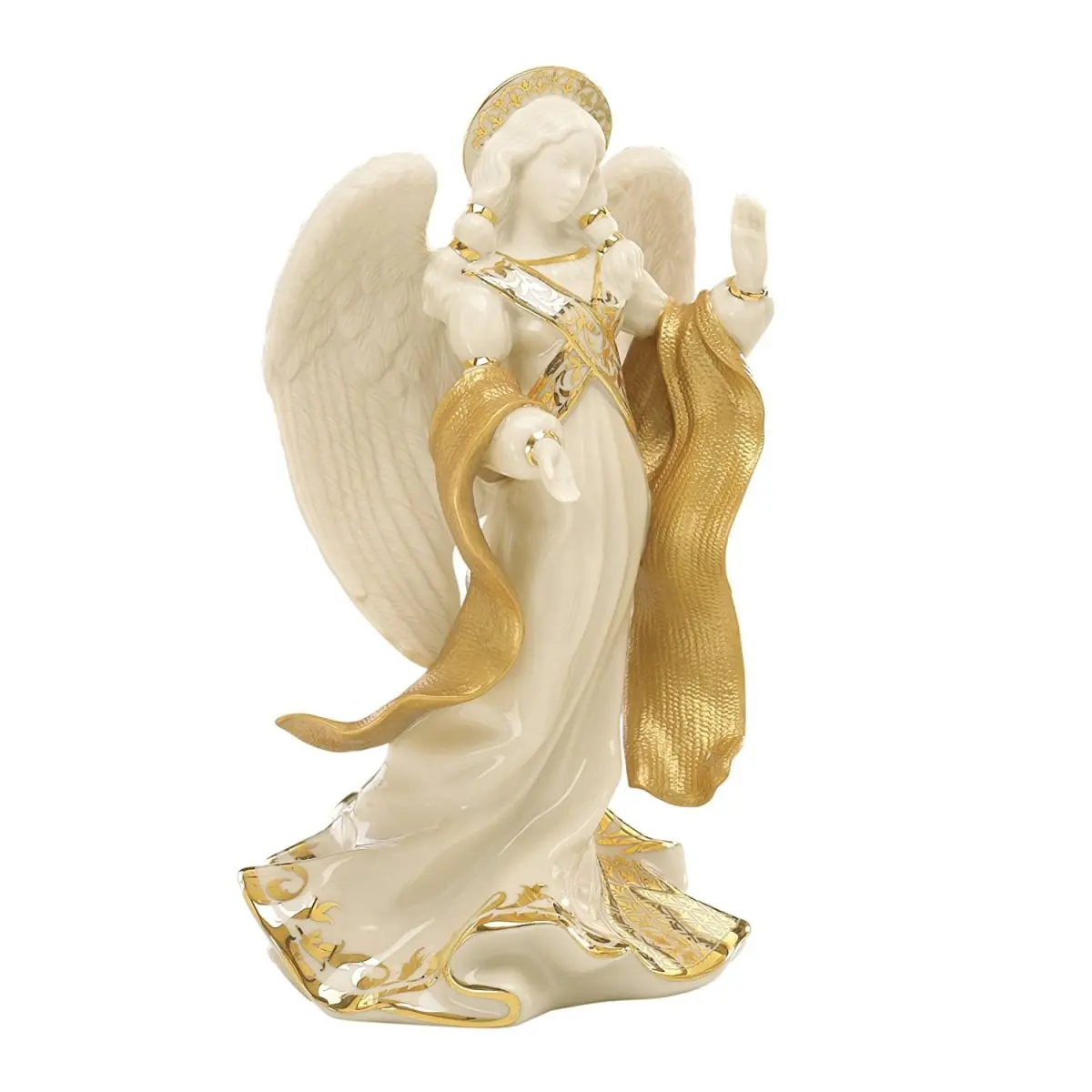 Lenox 863067 First Blessing Nativity Angel Peace Figurine - 8.25 in Religious Home Decor Ornament for Indoor Use, Indoors