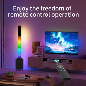Bluetooth Soundbar With RGB Subwoofer,Heavy Bas  2.1Suround Sound System, Vertical TV speaker, Home Theater Stereo, Bluetooth 5.0, RCA/AUX/USB/HD(ARC)/Optical Connection