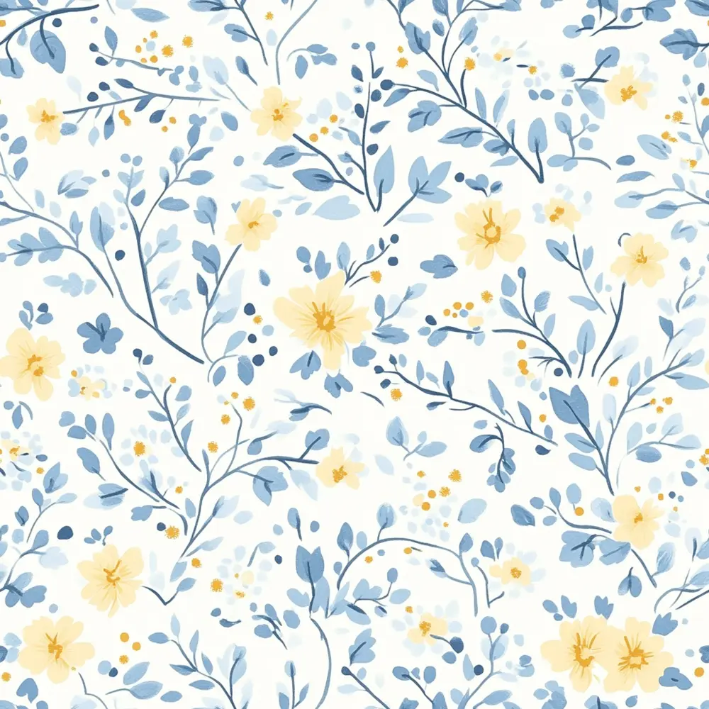 Cottagecore Garden Flowers Pattern 3 Quilting Cotton Fabric