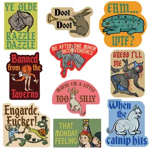 Medieval Sticker Extra Large Stickers for Adults Funny Adhesives with Memes Funny Stickers with Colorful Graphic Decals Funny Vintage Multi Medieval Sticker Extra Large Stickers for Adults Funny Adhesives with Memes Funny Stickers with Colorful Graphic Decals Funny Vintage Multi
