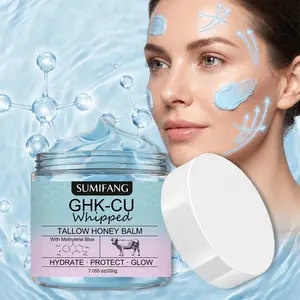 Sumifang Copper Peptide Beef Fat Honey Balm, Fast Absorbing, Moisturizing, Soothing Dry Skin, Ideal for Dry Sensitive & Mature Skin