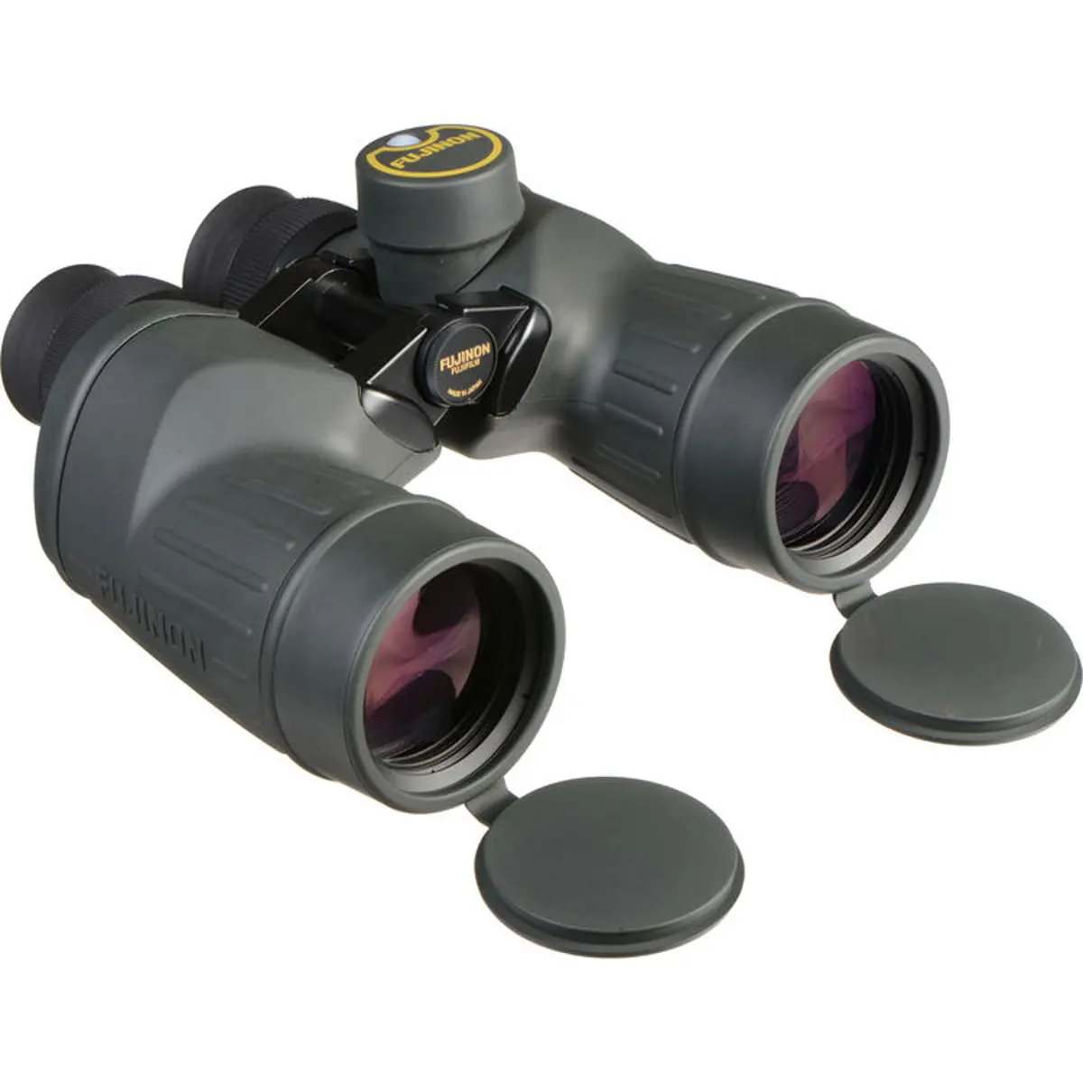 Fujinon 7x50 FMTRC-SX Polaris Porro Prism Binoculars, Rubber-Coated Waterproof, 7.0° Angle of View, Compass, Black, Easy Handle, Outdoor Sports & Mariner Use, Superior Internal Protection
