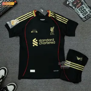 Liverpool FC Black Training Football Kit 2025-26