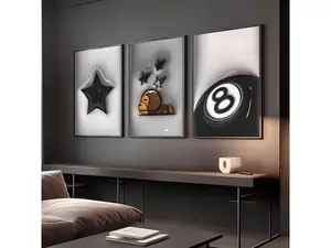 Set Of 3 HypeBeast Room Décor - Hypebast Poster, Cool Wall Art Set, 3D Wall Art Bundle, HypeBeast Wall Art, Trendy Wall Art,
